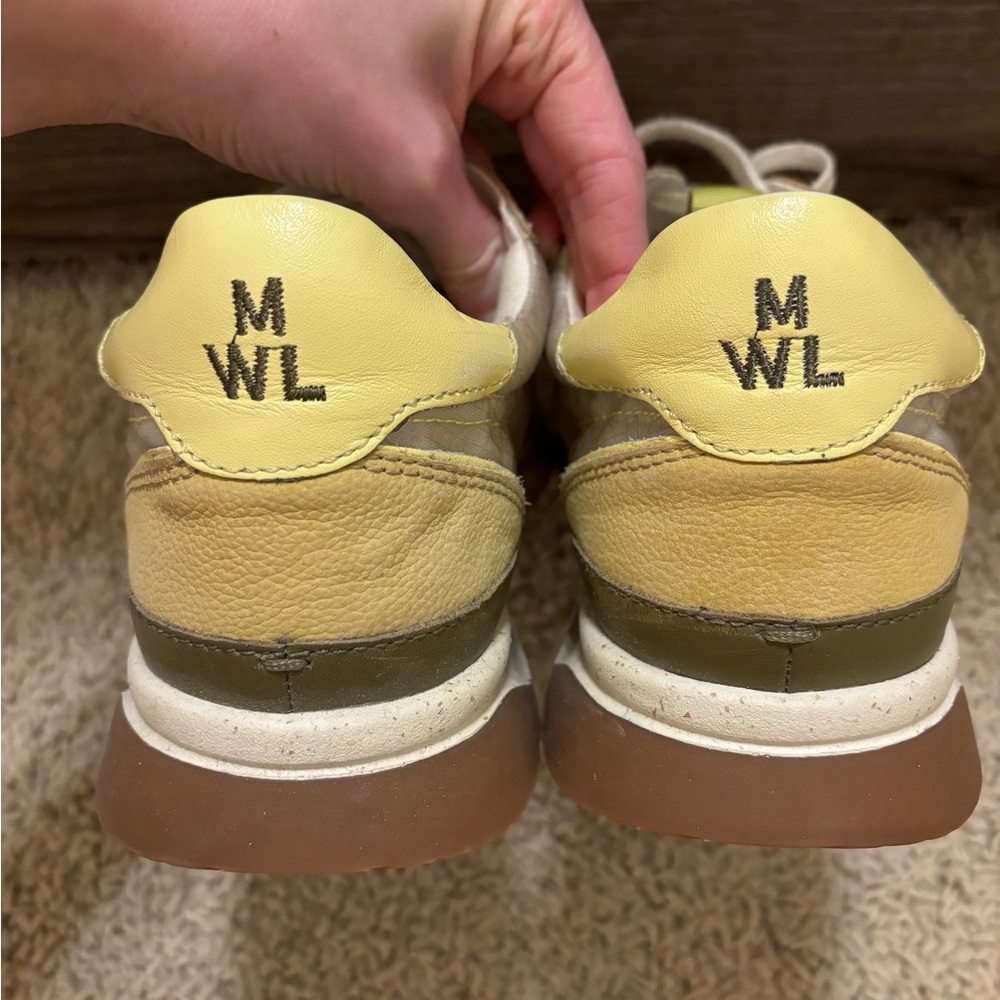 Madewell Kickoff Trainer Sneakers in Lemon Custard Multi - Picture 4 of 6